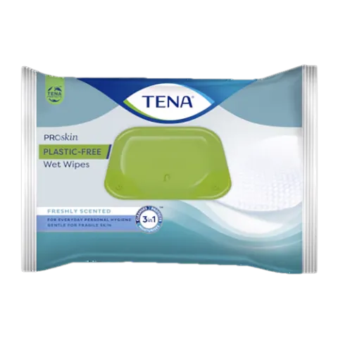 Tena ProSkin műanyagmentes nedves törlőkendő 48 db termékhez kapcsolódó kép