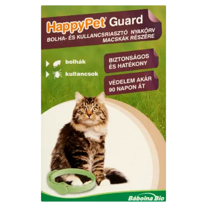 HappyPet Guard bolha- és kullancsriasztó nyakörv macskák részére termékhez kapcsolódó kép