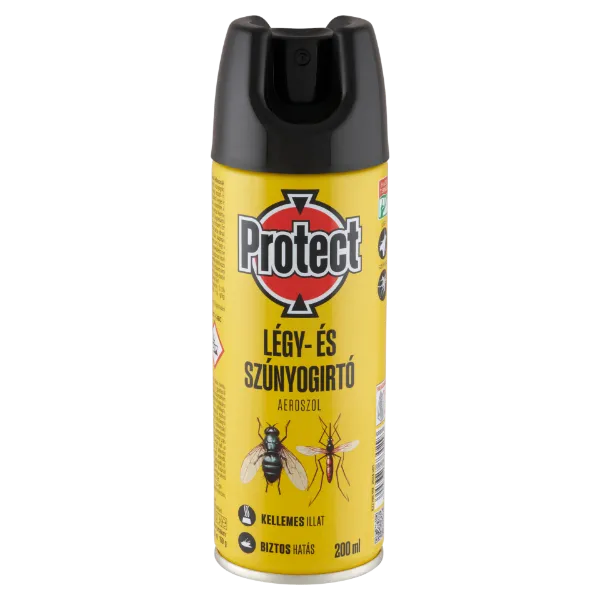 Protect légy- és szúnyogirtó aeroszol 200 ml termékhez kapcsolódó kép