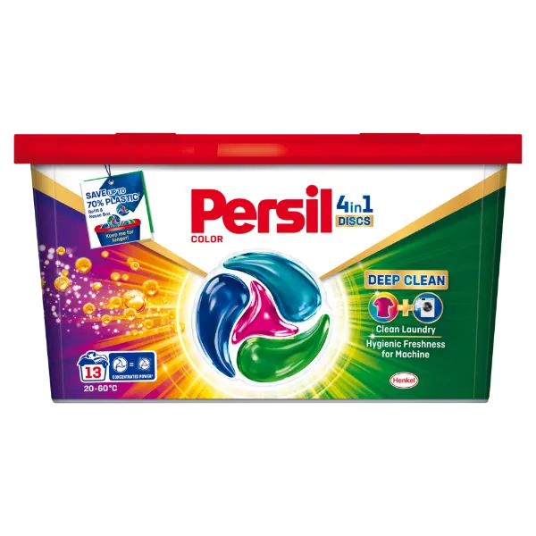 Persil Discs Color mosószer koncentrátum gépi mosáshoz 214,5 g színes ruhadarabokhoz 13 mosás termékhez kapcsolódó kép