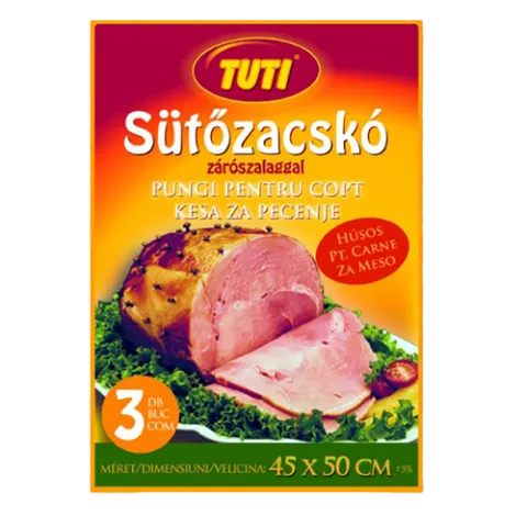 TUTI sütőfólia húsos (45x50cm, 3 db-os) termékhez kapcsolódó kép