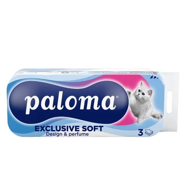 Paloma wc papír EXCLUSIVE SOFT 3 rétegű 10 tek. Parfüm termékhez kapcsolódó kép