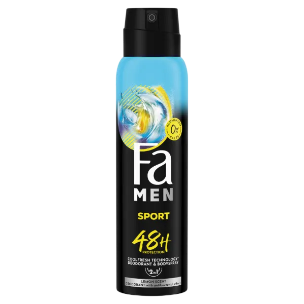 Fa Men Sport deospray zöld citrusos illattal 150 ml termékhez kapcsolódó kép