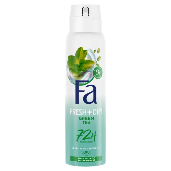 Fa Fresh+Dry izzadásgátló deospray zöld tea illattal 150 ml termékhez kapcsolódó kép