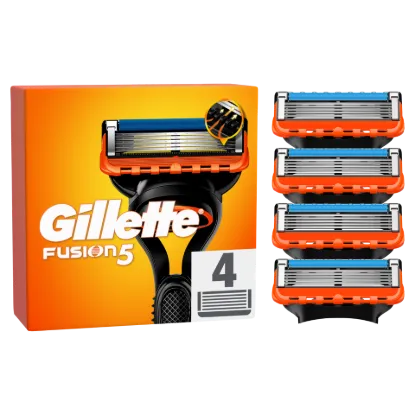 Gillette Fusion5 Borotvabetétek Férfi Borotvához, 4 Borotvabetétek, 5 Penge, Precíziós Nyíró termékhez kapcsolódó kép