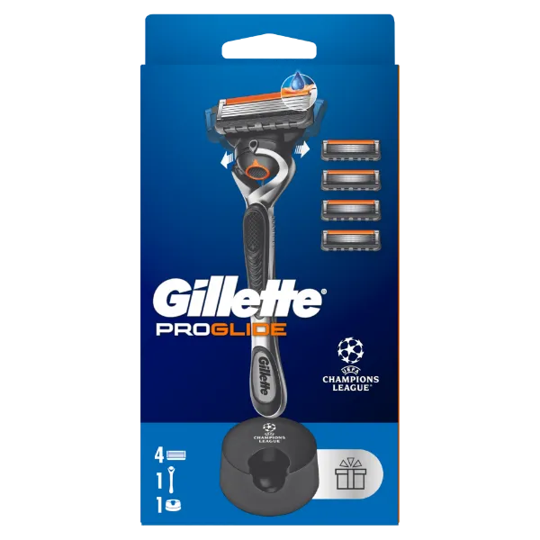 Gillette ProGlide Férfi Borotva, 1 db Gillette Borotva, 4 db Borotvabetét termékhez kapcsolódó kép