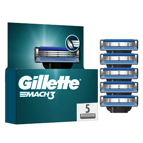 Gillette Mach3 Borotvabetétek Férfi Borotvához, 5 db Borotvabetét termékhez kapcsolódó kép