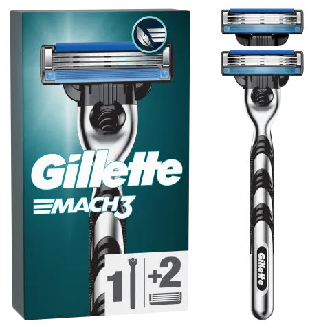 Gillette Mach3 Férfi Borotva, 1 db Gillette 3 Pengés Borotva, Gillette Borotvabetétek termékhez kapcsolódó kép