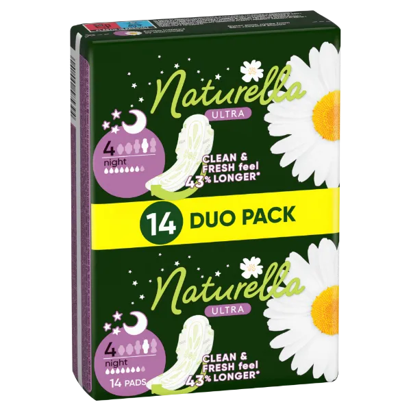 Naturella Ultra Night Méret 4 Szárnyas Betét 14 db termékhez kapcsolódó kép