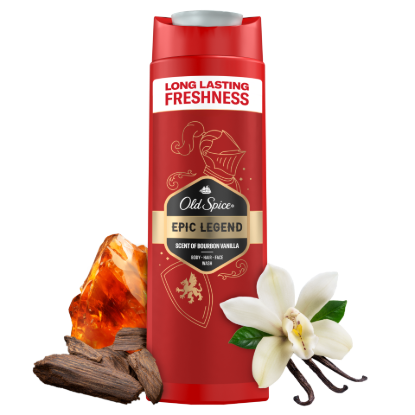 Old Spice Epic Férfi 3 az 1-ben Sampon és Tusfürdő, 400 ml termékhez kapcsolódó kép
