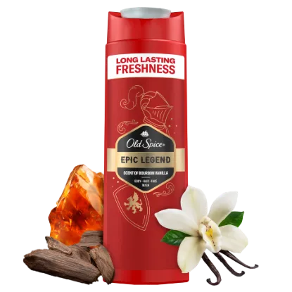 Old Spice Epic Férfi 3 az 1-ben Sampon és Tusfürdő, 400 ml termékhez kapcsolódó kép