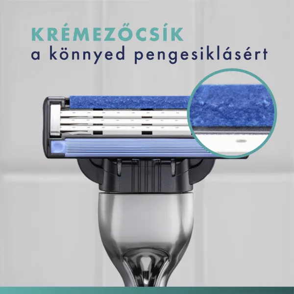Gillette Mach3 Férfi Borotva, 1 db Gillette Borotva, 5 db Borotvabetét termékhez kapcsolódó kép