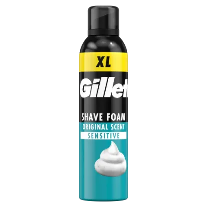 Gillette Classic Sensitive Borotvahab, Érzékeny Bőrre, 300ml termékhez kapcsolódó kép