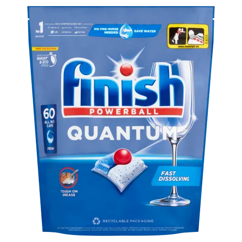 Finish Powerball Quantum Fresh mosogatógép kapszula 60 db 624 g termékhez kapcsolódó kép