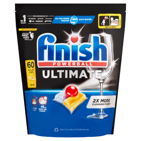 Finish Quantum Ultimate mosogatógép-kapszula, Citrom illat, 60db termékhez kapcsolódó kép