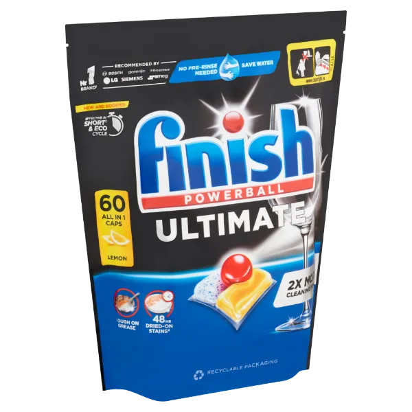 Finish Quantum Ultimate mosogatógép-kapszula, Citrom illat, 60db termékhez kapcsolódó kép
