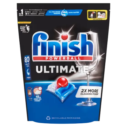 Finish Powerball Ultimate Fresh mosogatógép kapszula 80 db 1032 g termékhez kapcsolódó kép