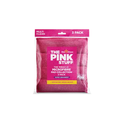 The Pink Stuff Mikroszálas tisztítópárnák - rózsaszín (3 db) termékhez kapcsolódó kép