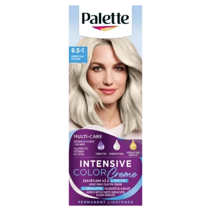 Palette ICC intenzív krémhajfesték 9,5-1 (C9) Ezüstszőke termékhez kapcsolódó kép