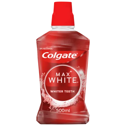 Colgate Max White Whiter Teeth szájvíz fogfehérítő hatással 500 ml termékhez kapcsolódó kép