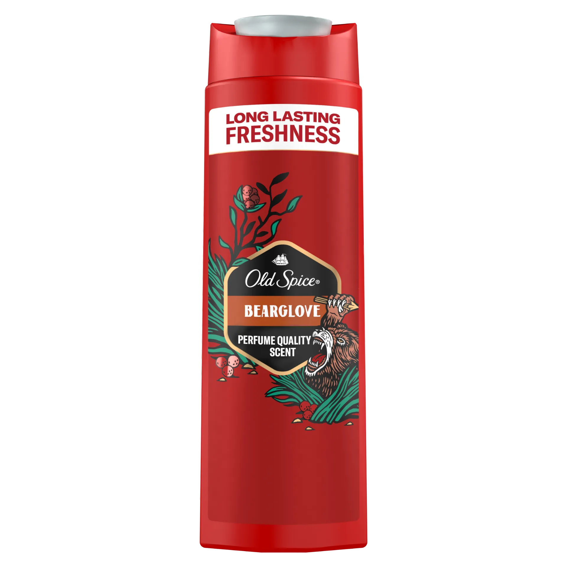 Old Spice Bearglove Férfi 3 az 1-ben Sampon és Tusfürdő, 400 ml