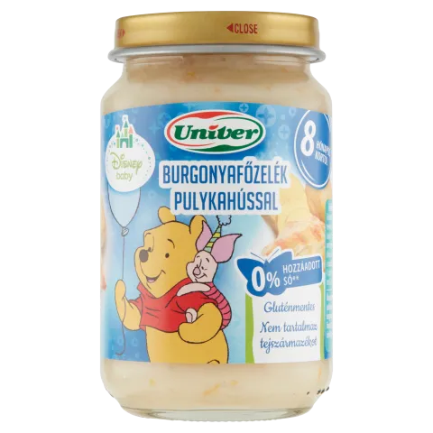 Univer burgonyafőzelék pulykahússal bébiétel 8 hónapos kortól 163 g termékhez kapcsolódó kép