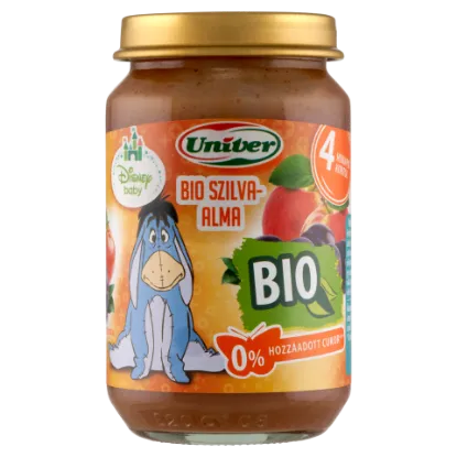 Univer bio szilva-alma bébidesszert 4 hónapos kortól 163 g termékhez kapcsolódó kép