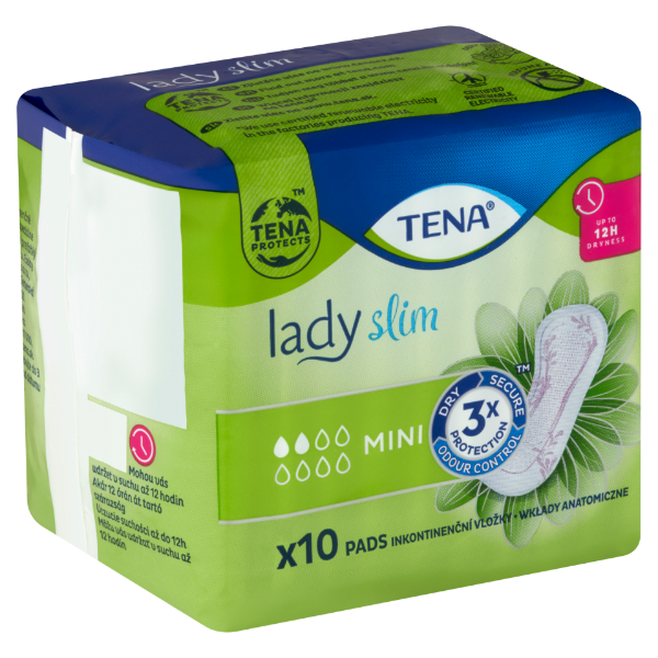 Tena Lady Slim Mini inkontinencia betét 10 db termékhez kapcsolódó kép
