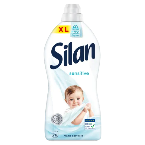 Silan Sensitive & Baby textilöblítő koncentrátum 76 mosás 1672 ml termékhez kapcsolódó kép