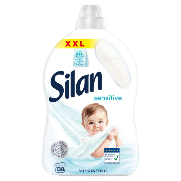 Silan Sensitive & Baby textilöblítő koncentrátum 130 mosás 2860 ml termékhez kapcsolódó kép