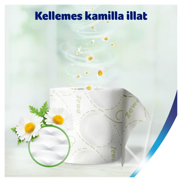 Zewa Deluxe Camomile Comfort toalettpapír 3 rétegű 16 tekercs termékhez kapcsolódó kép