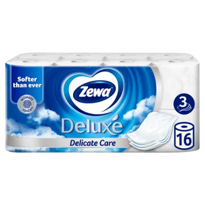 Zewa Deluxe Delicate Care toalettpapír 3 rétegű 16 tekercs termékhez kapcsolódó kép