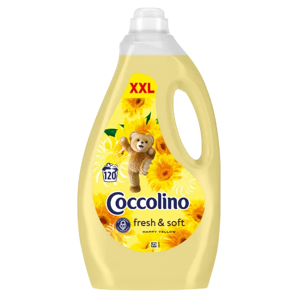 Coccolino öblítőkoncentrátum 120 mosás 3000 ml Happy Yellow termékhez kapcsolódó kép