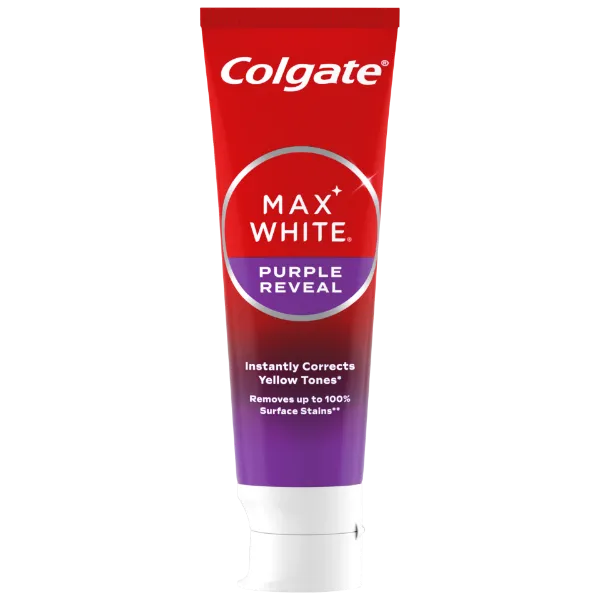 Colgate Max White Purple Reveal fogfehérítő fogkrém 75 ml termékhez kapcsolódó kép