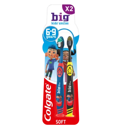 Colgate Big Kids Smile gyerek fogkefe 6-9 éves gyermekeknek 2 db termékhez kapcsolódó kép