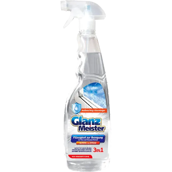 Glanz Meister ablaktisztító szórófejes (párataszító hatás) 1000 ml Citrom termékhez kapcsolódó kép