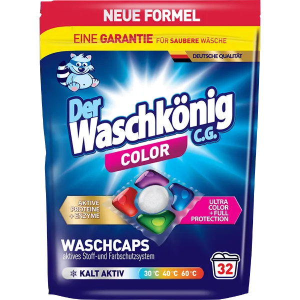 Der Waschkönig mosókapszula 32 db color termékhez kapcsolódó kép