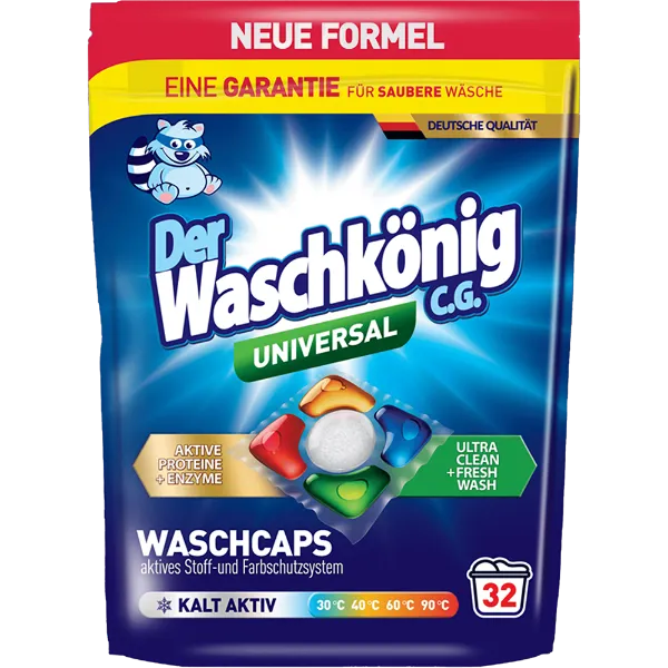 Der Waschkönig mosókapszula 32 db Universal termékhez kapcsolódó kép