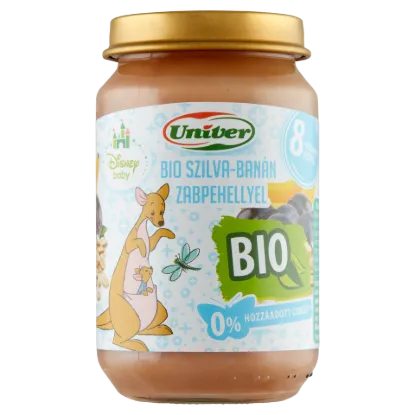 Univer Disney Baby bio szilva-banán zabpehellyel bébidesszert 8 hónapos kortól 163 g termékhez kapcsolódó kép
