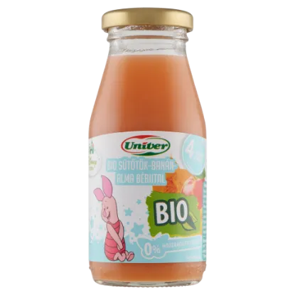 Univer Disney Baby bio sütőtök-banán-alma bébiital 4 hónapos kortól 200 ml termékhez kapcsolódó kép