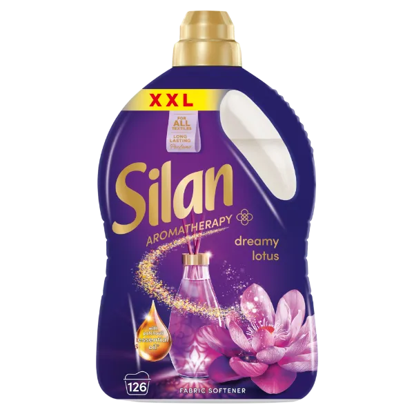 Silan Aromatherapy Dreamy Lotus textilöblítő koncentrátum 126 mosás 2772 ml termékhez kapcsolódó kép