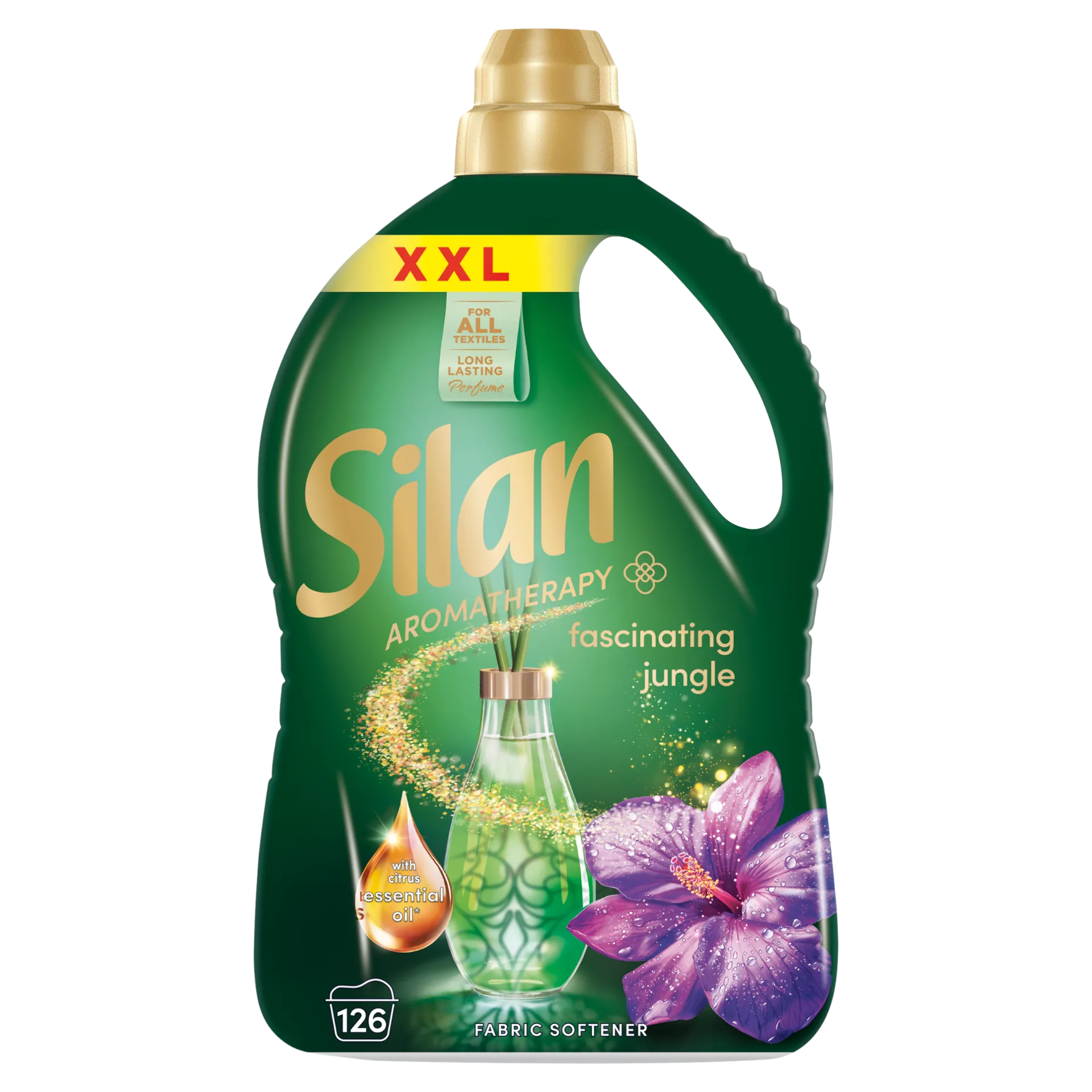 Silan Aromatherapy Fascinating Jungle textilöblítő koncentrátum 126 mosás 2772 ml