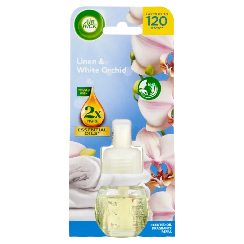 Air Wick elektromos légfrissítő utántöltő, Frissen mosott ruha illat, 19ml termékhez kapcsolódó kép