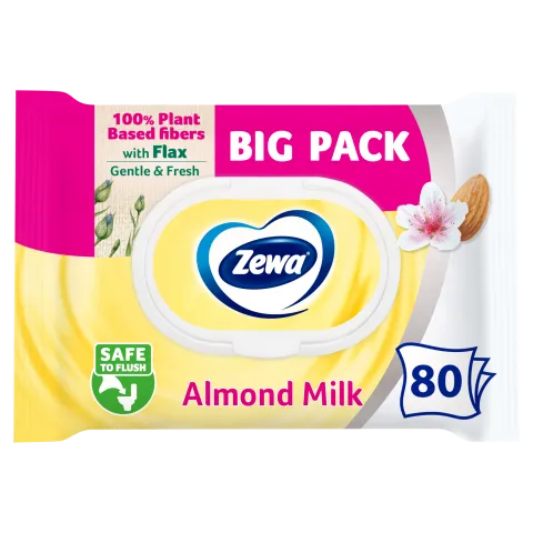 Zewa Almond Milk Bigpack nedves toalettpapír 80 db termékhez kapcsolódó kép