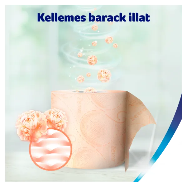 Zewa Deluxe Cashmere Peach toalettpapír 3 rétegű 24 tekercs termékhez kapcsolódó kép