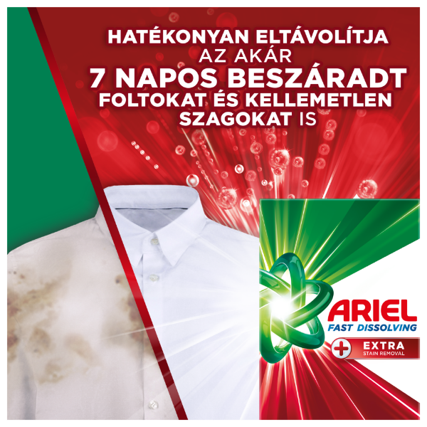 Ariel Mosópor, 3.74 kg, 68 Mosáshoz, +Ultra Oxi Effect termékhez kapcsolódó kép