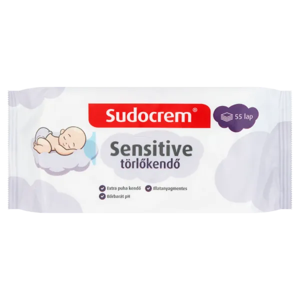 Sudocrem törlőkendő 55 db Sensitive termékhez kapcsolódó kép