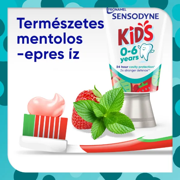 Sensodyne Pronamel Kids 0-6  éves 50ml eper termékhez kapcsolódó kép