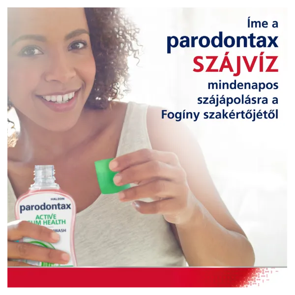 Parodontax Active Gum Health alkoholmentes szájvíz fluoriddal 500 ml Herbal Mint termékhez kapcsolódó kép