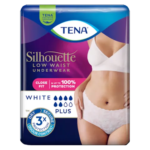 TENA Silhouette Plus L Fehér 10x termékhez kapcsolódó kép